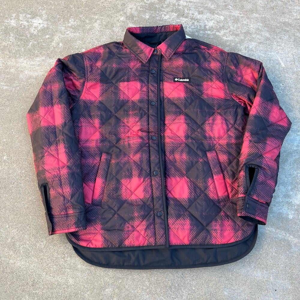 NWT Columbia Longhorn Ridge Reversible Shirt Jacket WOMEN’S Size S